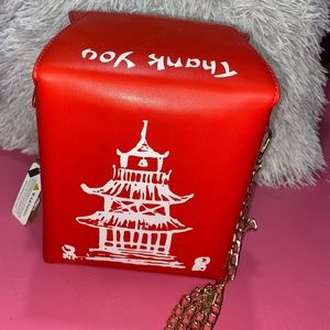 Red takeout purse